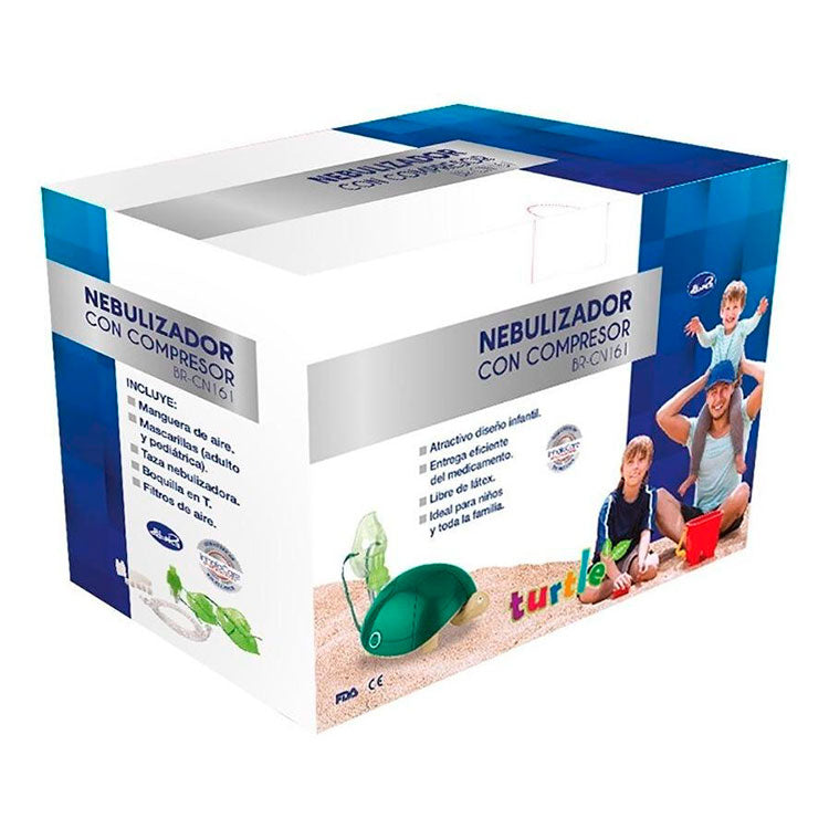 Nebulizador Tortuga Silencioso Adulto Y Infantil