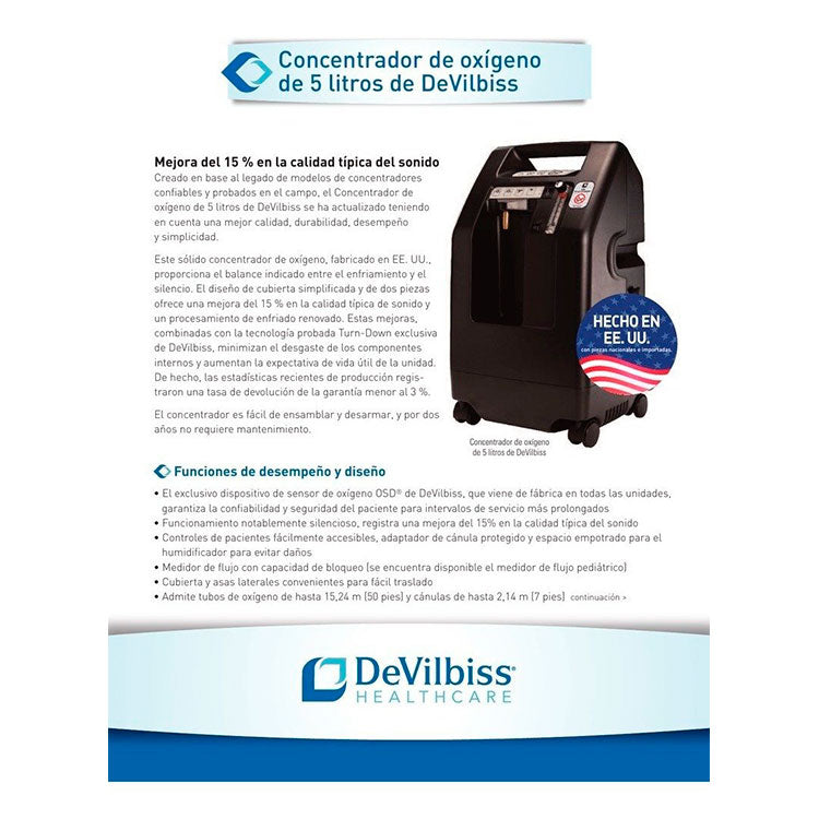 Concentrador De Oxigeno 5 Litros